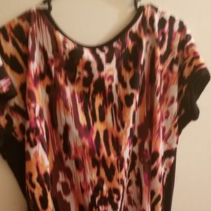 Leopard print top